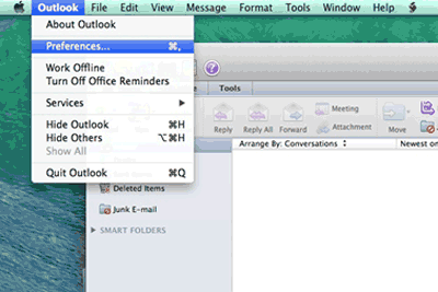 configure outlook for mac